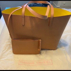 Mansur Gavriel Large Tote Tan